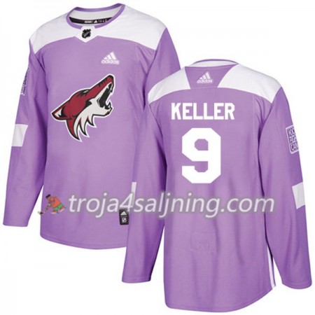 Arizona Coyotes tröja Clayton Keller 9 Adidas 2017-2018 Lila Fights Cancer Practice Authentic - NHL Tröjor Herr Arizona Coyotes tröja Clayton Keller 9 Adidas 2017-2018 Lila Fights Cancer Practice Authentic - NHL Tröjor Herr